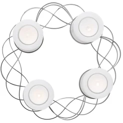 Adventskranz Alita vernickelt Edzard 25 cm