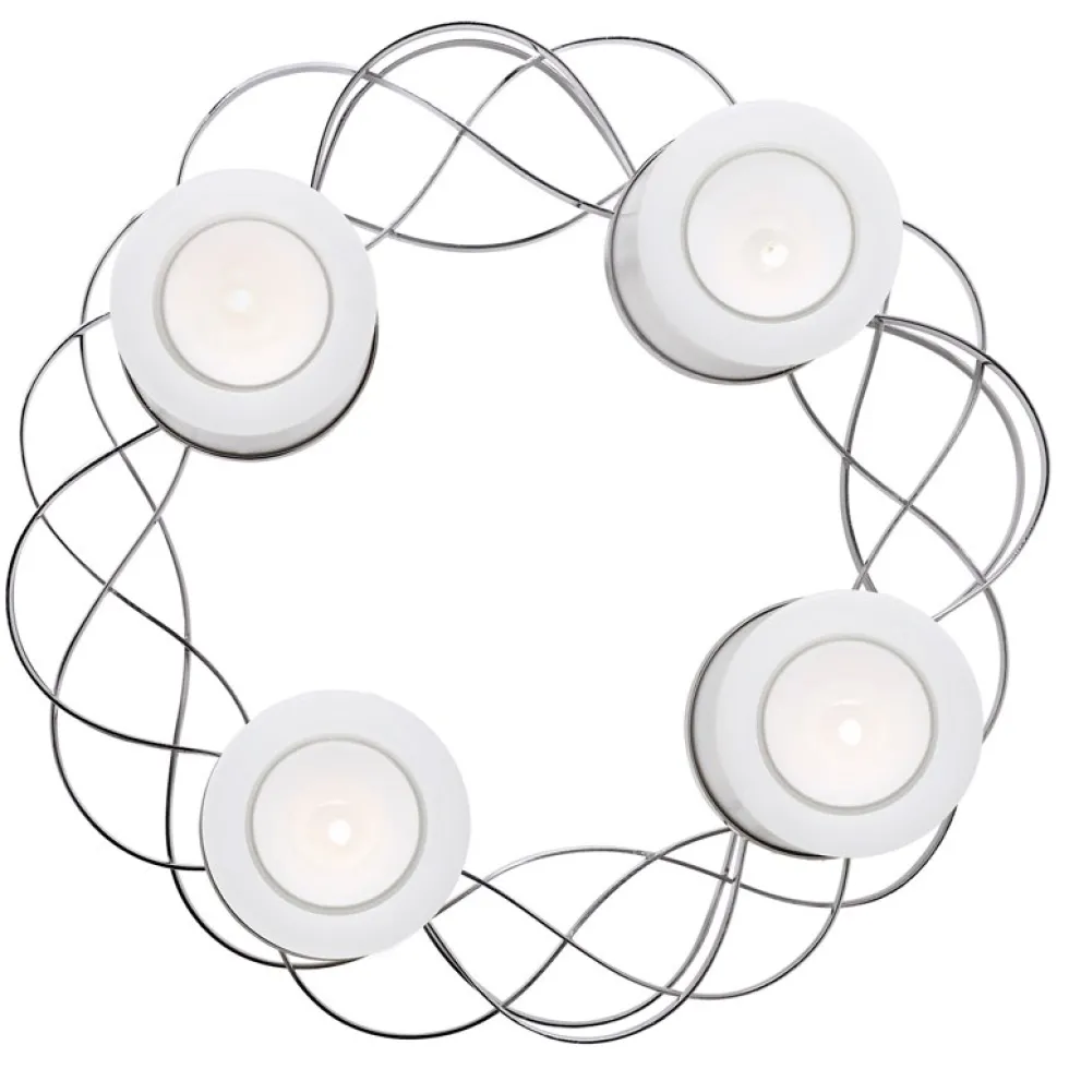 Adventskranz Alita vernickelt Edzard 25 cm