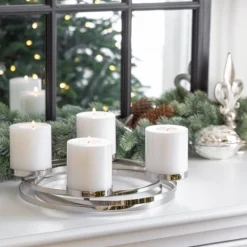 Adventskranz Annabel Edelstahl Edzard Ø 34 cm