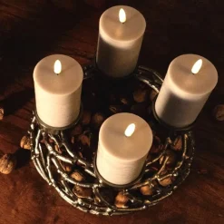 Adventskranz Herold silber