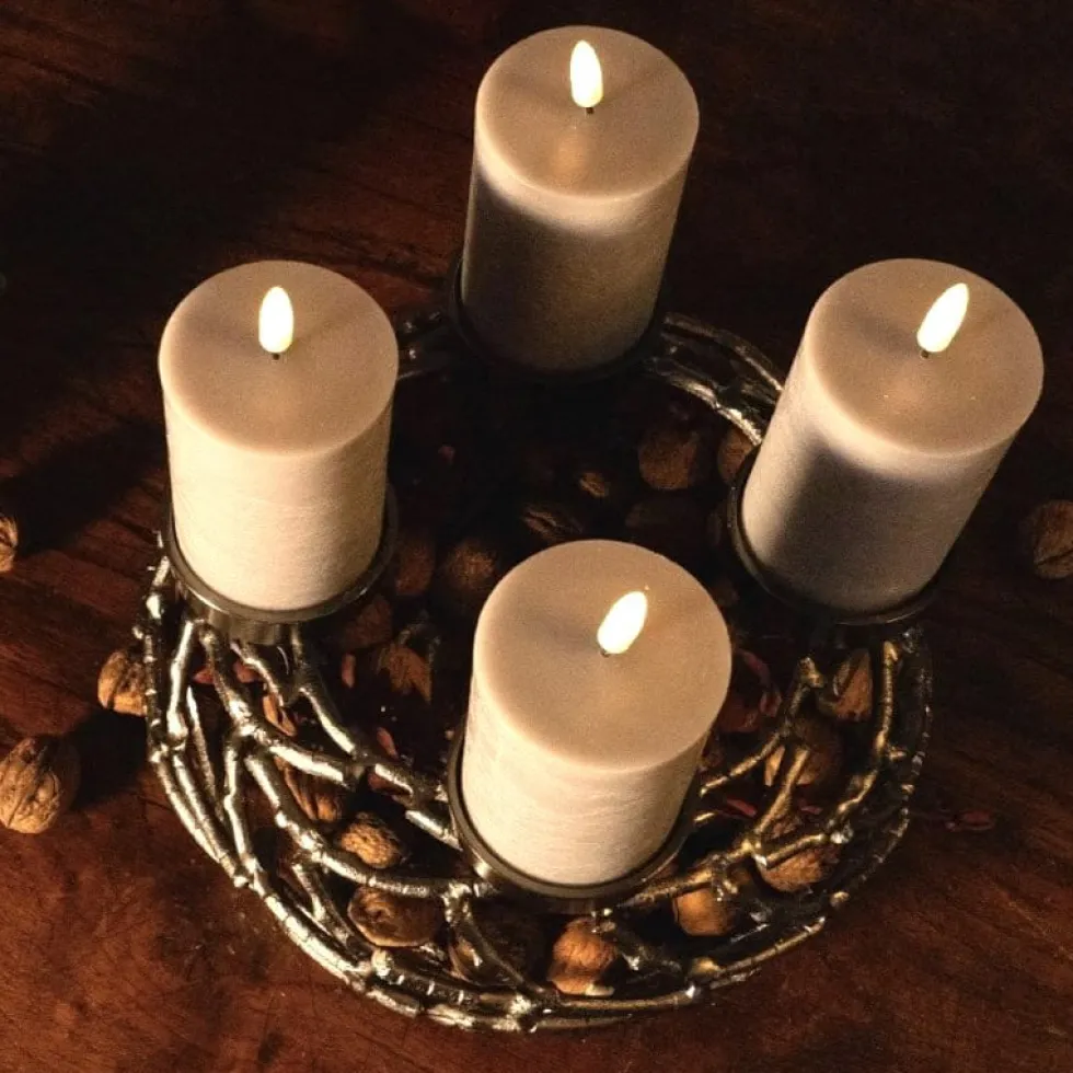 Adventskranz Herold silber