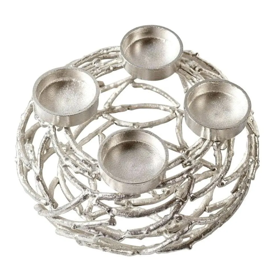 Adventskranz Herold silber