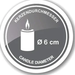 Adventskranz länglich Milano vernickelt Edzard 44 cm