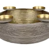 Adventskranz modern Fia gold | Ø 50 /40 cm