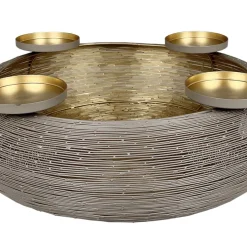 Adventskranz modern Fia gold | Ø 50 /40 cm