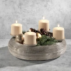 Adventskranz modern Fia gold | Ø 50 /40 cm