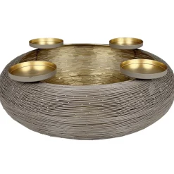 Adventskranz modern Fia gold | Ø 50 /40 cm