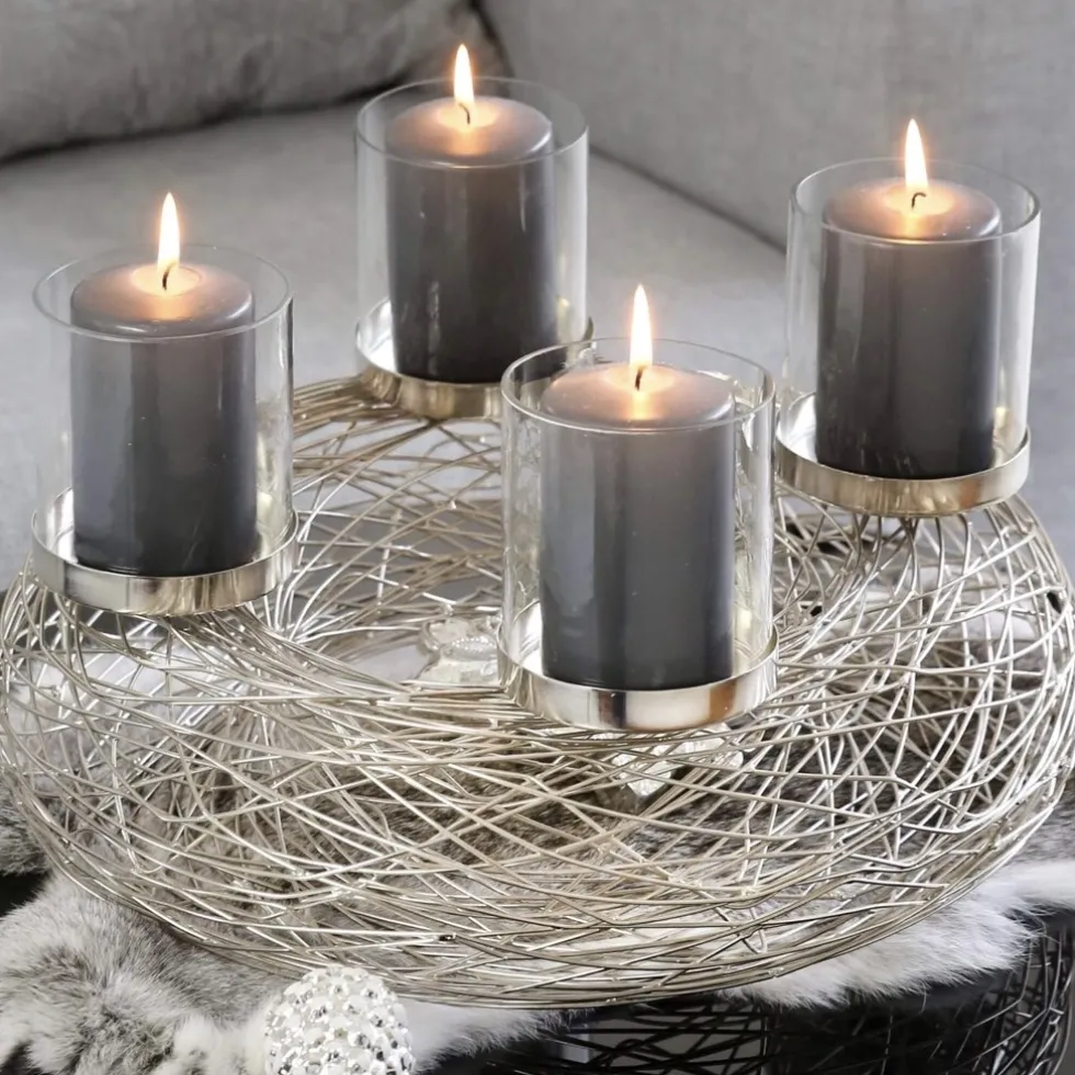 Adventskranz RIMINI Edzard Durchmesser 36 cm