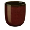 ASA Becher Porzellan kolibri rusty red 300 ml