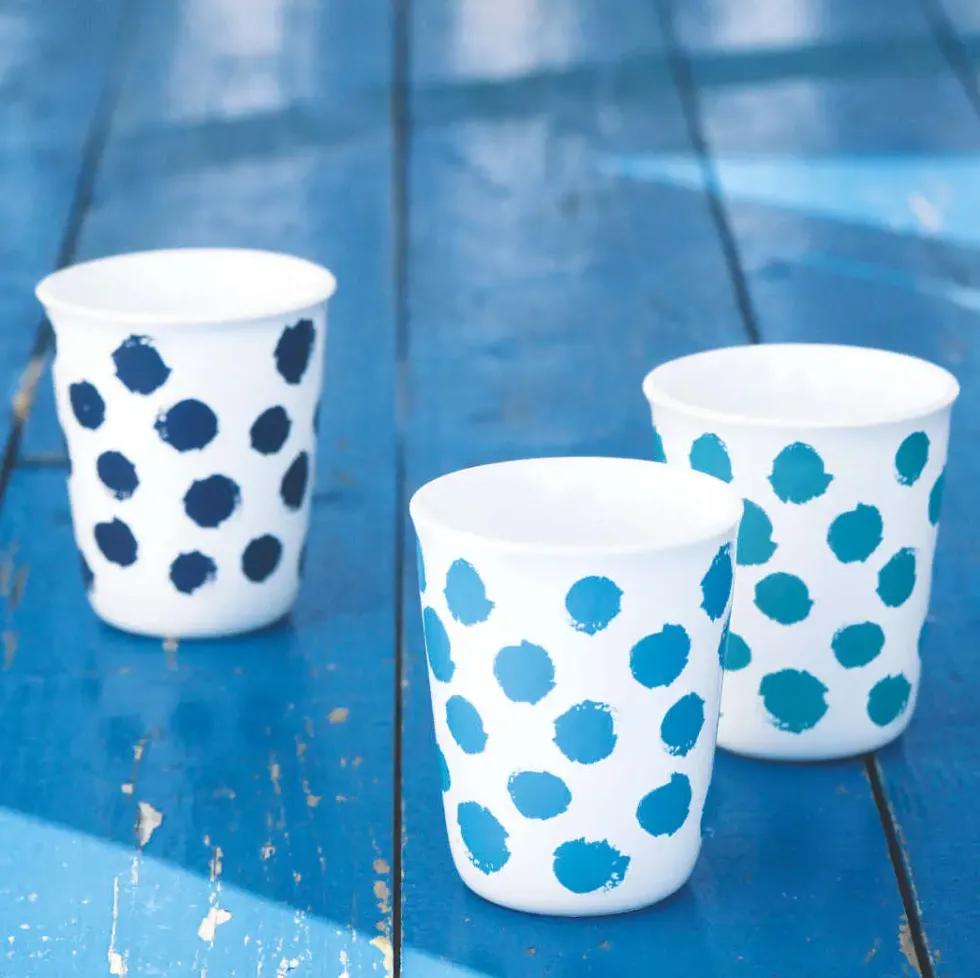 ASA Espressobecher Keramik Spots coppetta 100 ml