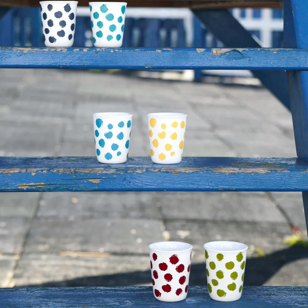 ASA Espressobecher Keramik Spots coppetta 100 ml