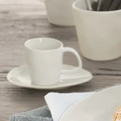ASA Espressotasse Untertasse Keramik champagne