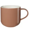 ASA Henkelbecher Kaffeebecher aus Porzellan red clay 400 ml