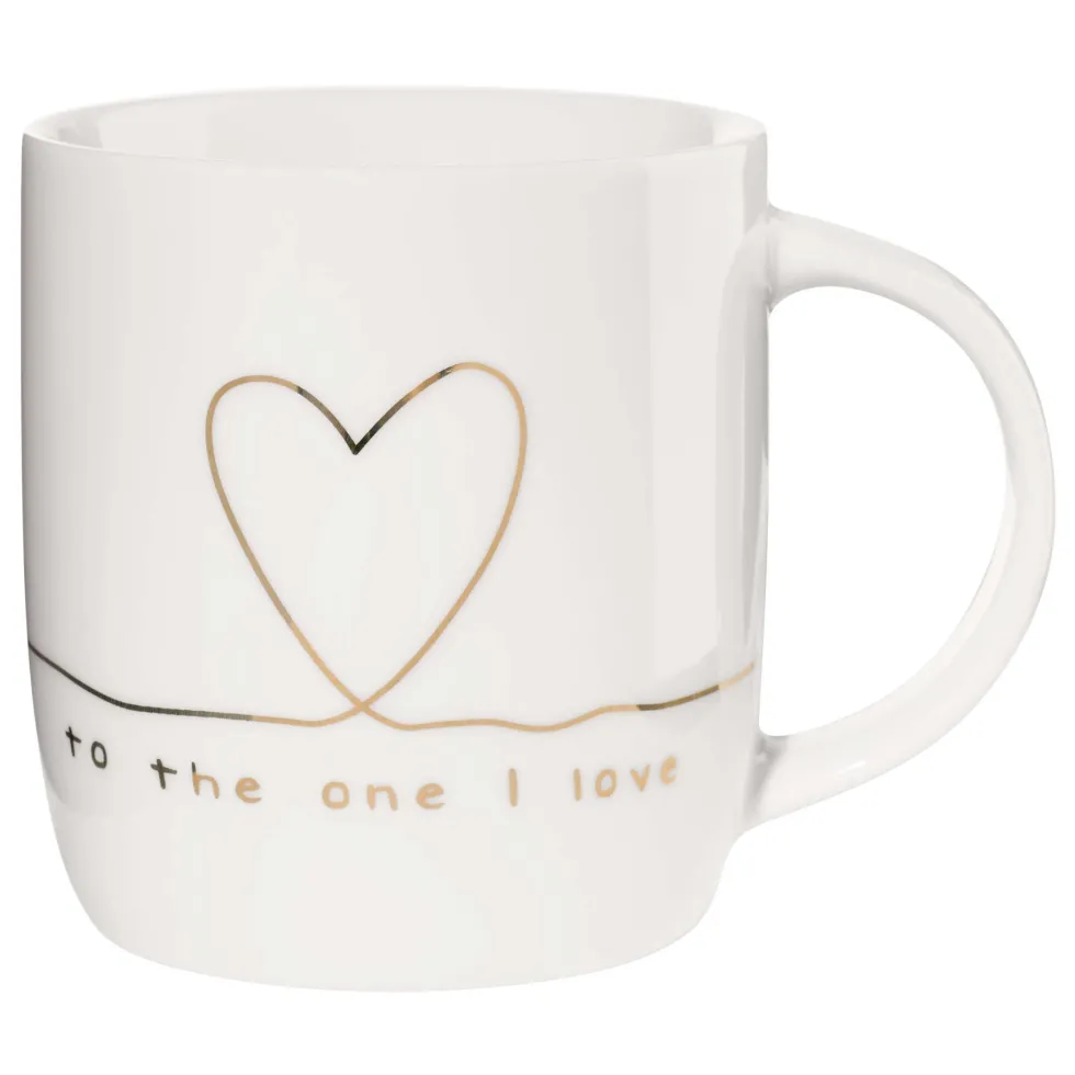 ASA Henkelbecher weiß To the One I Love 350 ml