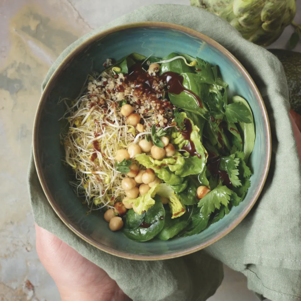 ASA poke bowl Schüssel Keramik tamari D 18 cm