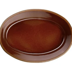 Auflaufform Klein oval ASA FormArt braun L 25 cm