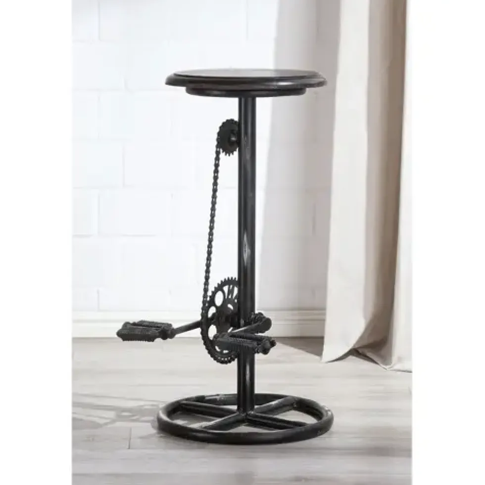 Barhocker Metall NEGRO Casablanca H 76 cm