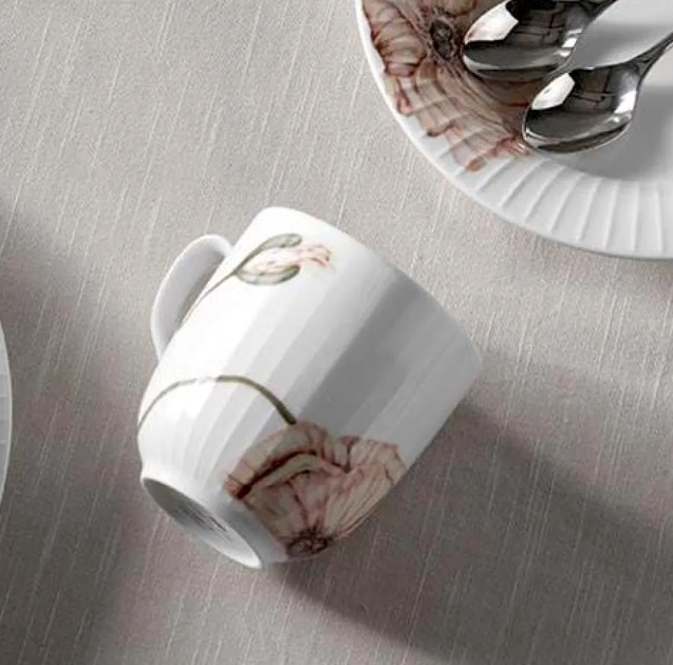 Becher mit Blume Hammershoi Poppy 330 ml