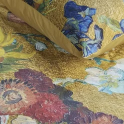 Beddinghouse Bettwäsche 135×200 cm Van Gogh Museum Partout des Fleurs Gold