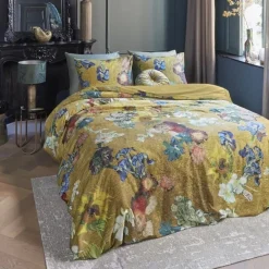 Beddinghouse Bettwäsche 135×200 cm Van Gogh Museum Partout des Fleurs Gold