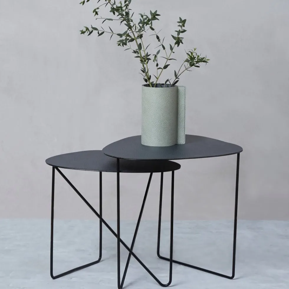 Beistelltisch Metall CURVE LIND DNA Höhe 45 cm
