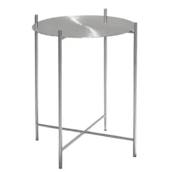 Beistelltisch rund Altano silber Kaheku
