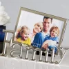 Bilderrahmen 10×15 Family silber