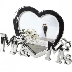 Bilderrahmen silber Wedding 10×10 cm