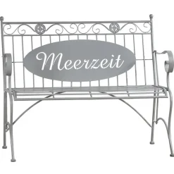 Blumenbank Gartenbank Metall Meerzeit Casablanca Breite 113 cm