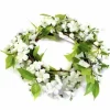 Blumenkranz Türkranz Frühling Seide Kirschblütenkranz creme 30 cm