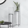 Blumensäule Metall Risby Kaheku H 83 cm