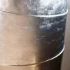 Bodenvase Camille Hochglanz silber Höhe 80 cm