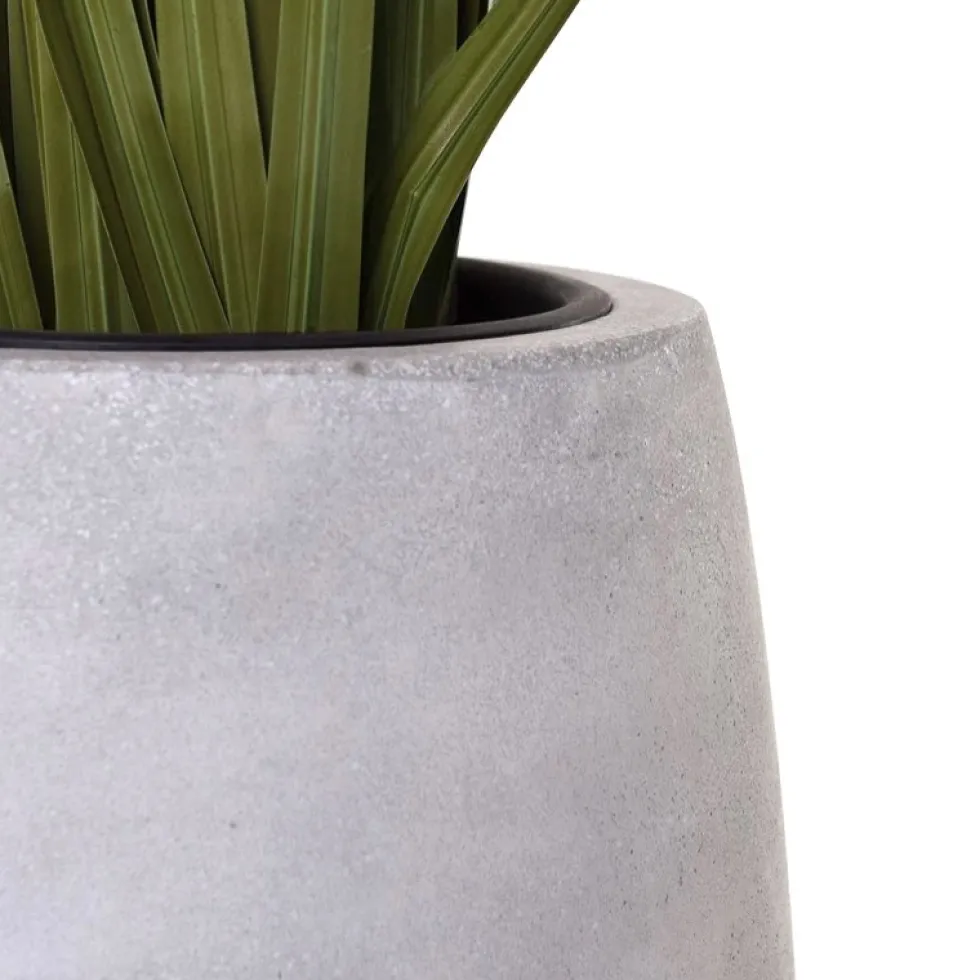 Bodenvase Cara Betonoptik grau