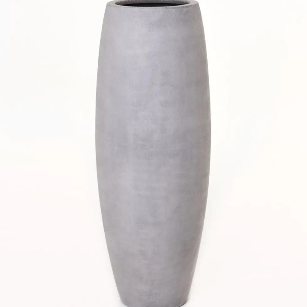 Bodenvase Cara Betonoptik grau