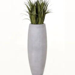 Bodenvase Cara Betonoptik grau