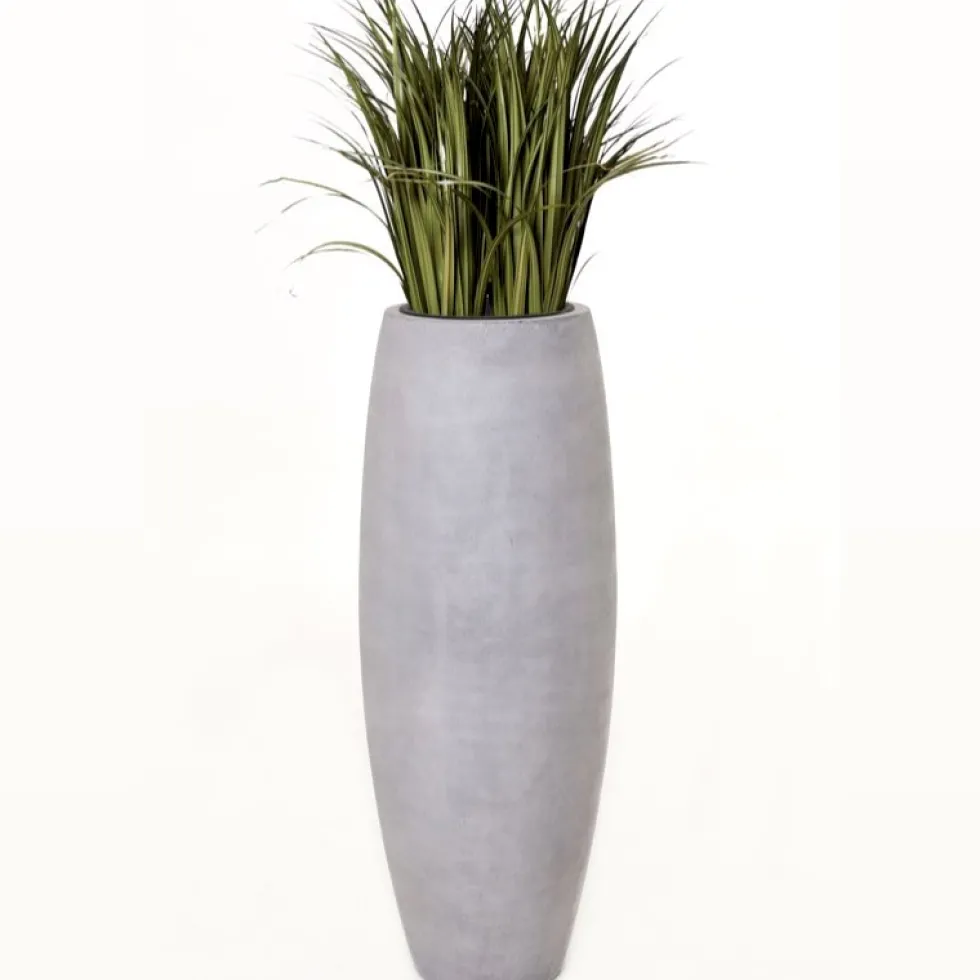 Bodenvase Cara Betonoptik grau