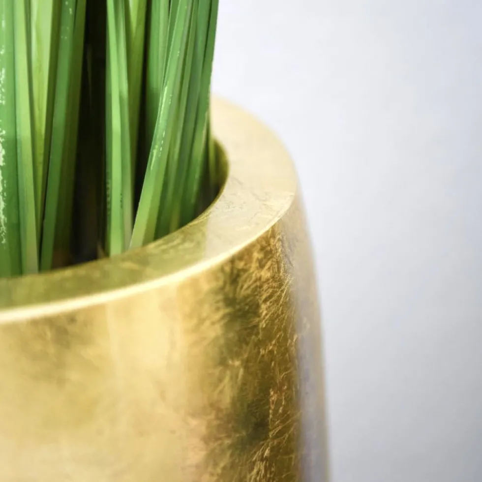 Bodenvase Cara Hochglanz gold
