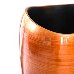 Bodenvase Caroline Hochglanz orange rot