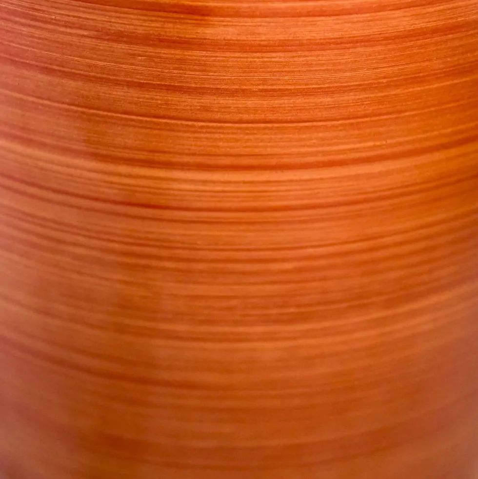 Bodenvase Caroline Hochglanz orange rot