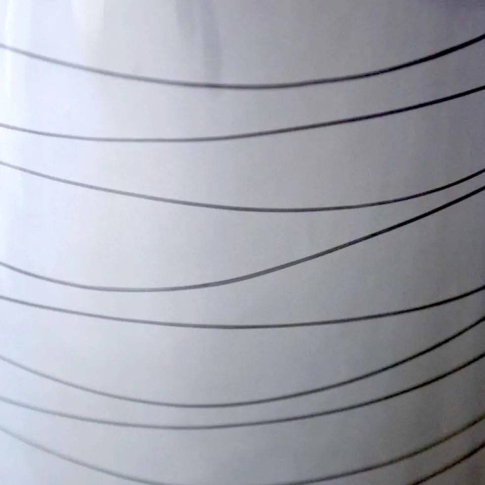 Bodenvase Cassandra Hochglanz silber Höhe 95 cm