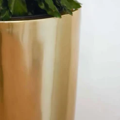 Bodenvase Cecile Hochglanz gold metallic Höhe 80 cm