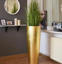 Bodenvase Charlotte Hochglanz gold
