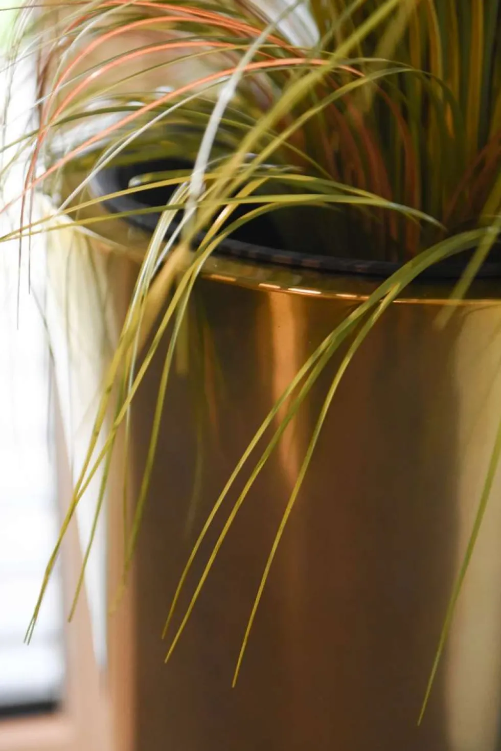 Bodenvase Ciara Hochglanz gold metallic