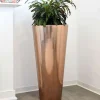 Bodenvase Ciara Hochglanz rosegold metallic