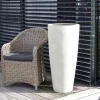 Bodenvase 100 cm Cecile creme Steinoptik