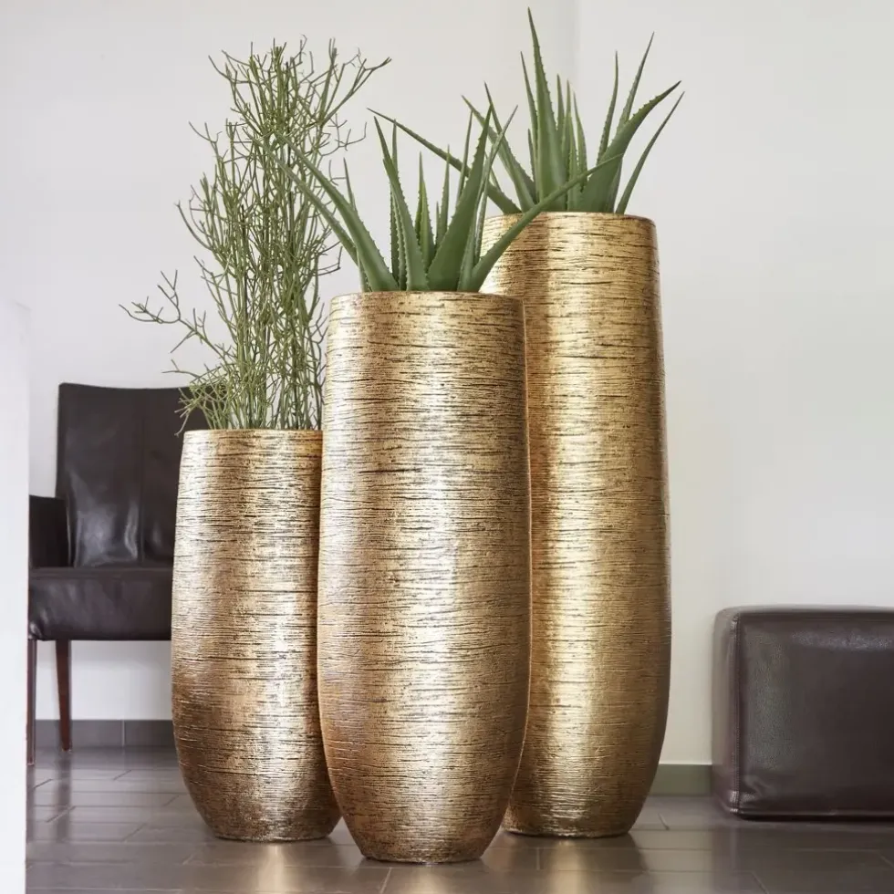 Bodenvase Dalia gold
