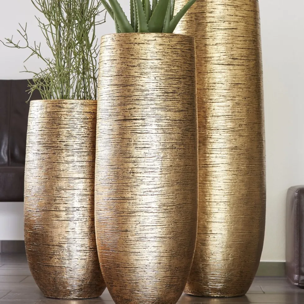 Bodenvase Dalia gold