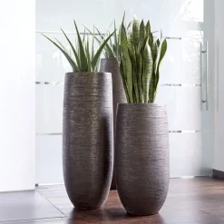 Bodenvase Dalia graphit