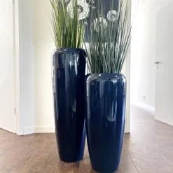 Bodenvase Harmony blau grün H75 cm