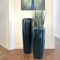 Bodenvase Harmony blau grün H75 cm